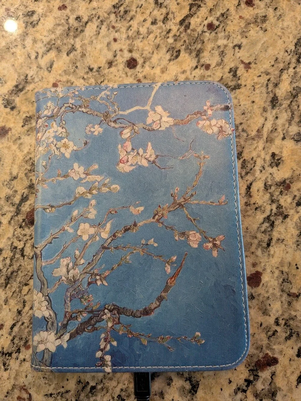 Nook GlowLight 3 E-Reader with Blue Floral Cover